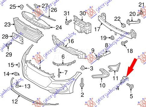 NOSAC PREDNJEG BRANIKA BOCNI P
