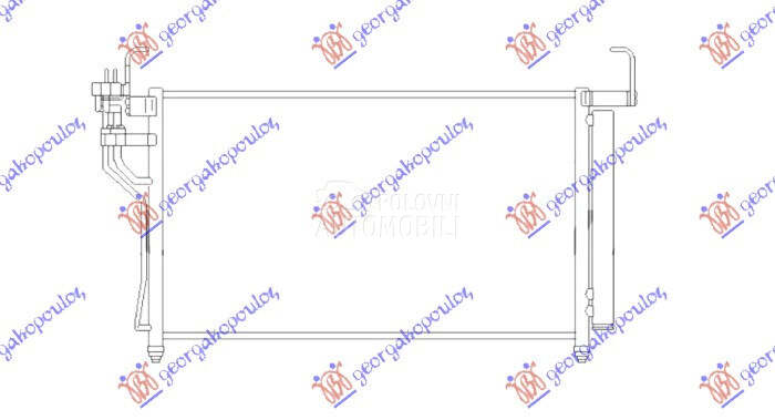 HLADNJAK KLIME 2.5 CRDI DIZEL
