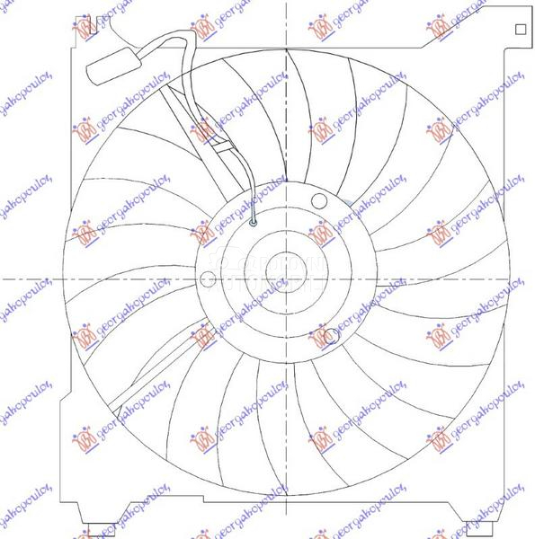 VENTILATOR KOMPLET (BENZIN/DIZ