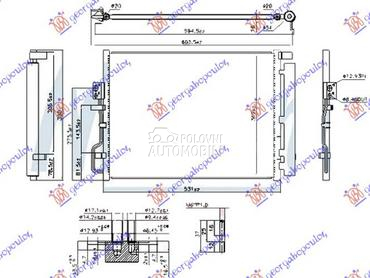 HLADNJAK KLIME 1.6 GDi TURBO B za Kia Sportage od 2015. do 2018. god.