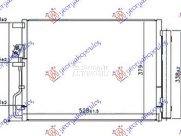 HLADNJAK KLIME 1.6 GDi TURBO B za Kia Sportage od 2015. do 2018. god.