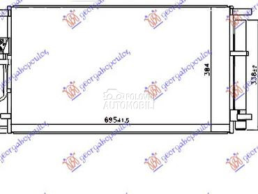 HLADNJAK KLIME 2.0 MPI BENZIN za Kia Sportage od 2018. do 2022. god.
