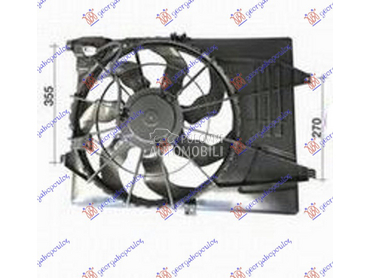 VENTILATOR KOMPLET (1.6 GDi/2. za Kia Sportage od 2015. do 2018. god.