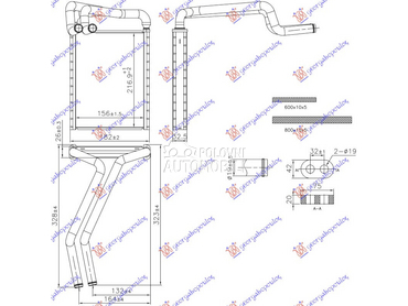 GREJAC KABINE (156x217) za Kia Sportage od 2015. do 2018. god.