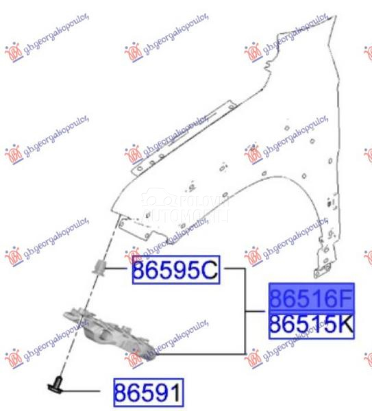 NOSAC PREDNJEG BRANIKA BOCNI P
