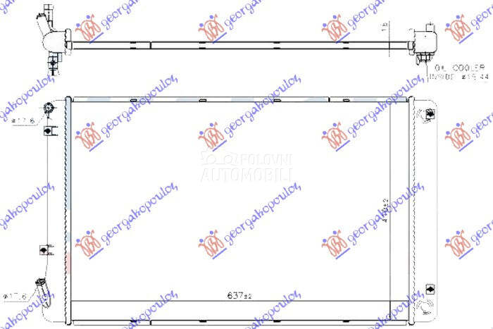 HLADNJAK MOTORA DODATNI 1.6 BE