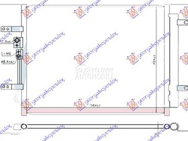 HLADNJAK KLIME 1.6 BENZIN / Hi za Hyundai Ioniq od 2017. do 2025. god.