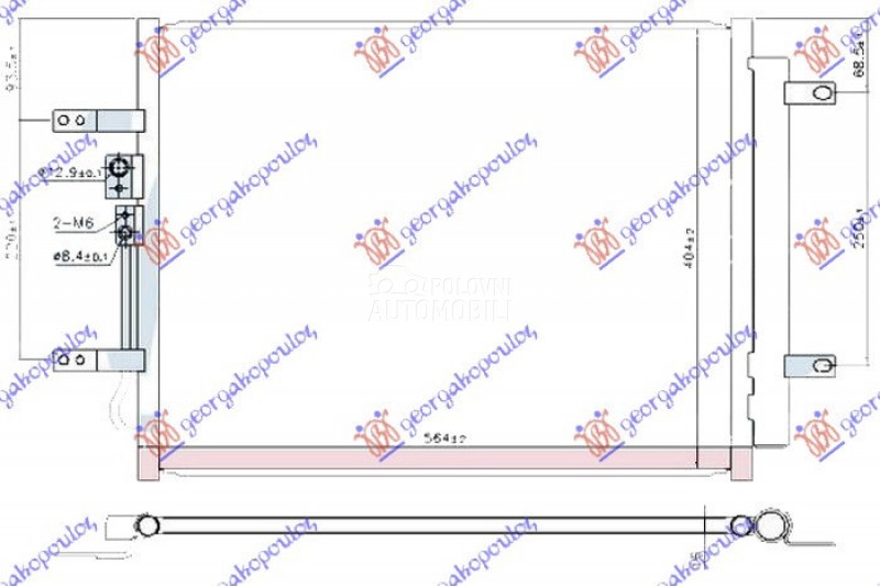 HLADNJAK KLIME 1.6 BENZIN / Hi