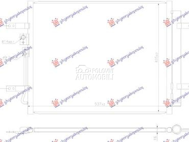HLADNJAK KLIME ELEKTRICNI (498 za Hyundai Ioniq od 2017. do 2025. god.
