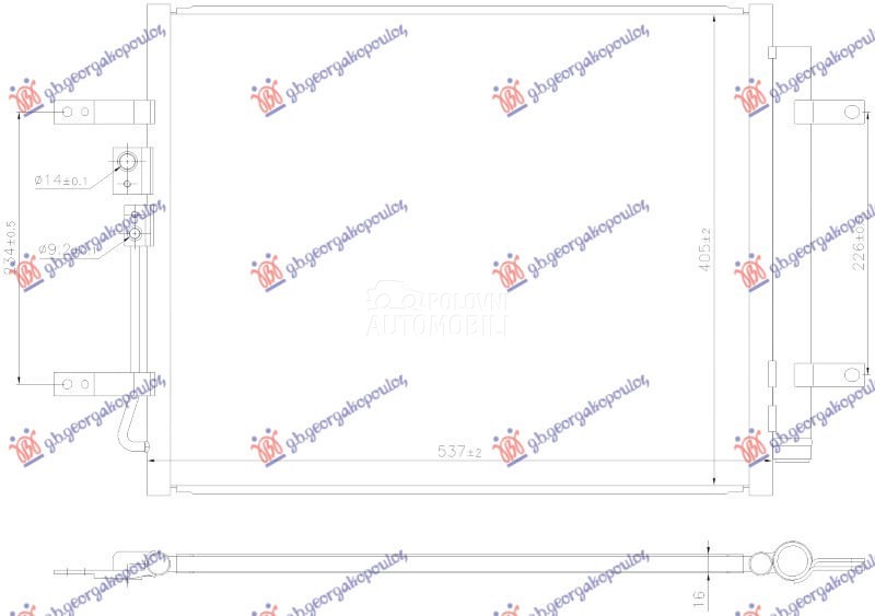 HLADNJAK KLIME ELEKTRICNI (498
