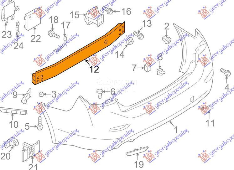 SINA ZADNJEG BRANIKA ALUMINIJU