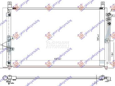 HLADNJAK KLIME 3.5 BENZIN / HI za Infiniti Q50 od 2014. do 2025. god.