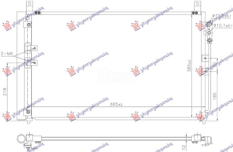 HLADNJAK KLIME 3.0 BENZIN (629