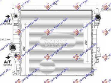 HLADNJAK MOTORA 2.5/3.0/4.0/4. za Jaguar XF od 2008. do 2015. god.