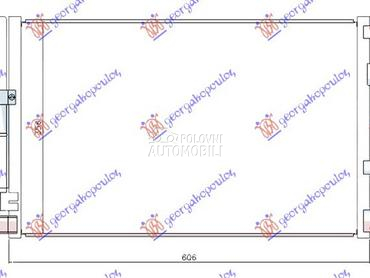 HLADNJAK KLIME 2.7 D DIZEL (56 za Jaguar XF od 2008. do 2015. god.