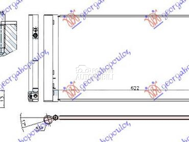 HLADNJAK KLIME 2.0 TURBO BENZI za Jaguar XF od 2015. do 2025. god.