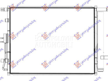 HLADNJAK KLIME 2.0i BENZIN (50 za Kia Soul od 2008. do 2011. god.