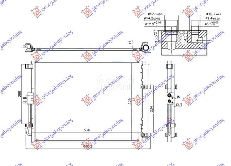HLADNJAK KLIME ZA SVE MODELE D