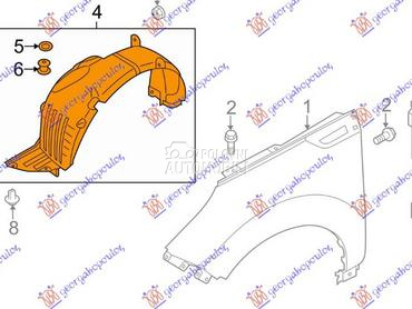 POTKRILO za Kia Soul od 2016. do 2019. god.