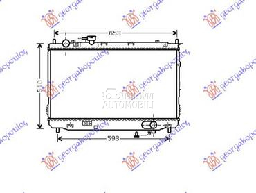 HLADNJAK MOTORA 1.6/1.8i 16V ( za Kia Carens od 2003. do 2006. god.