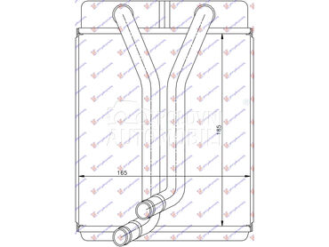 GREJAC KABINE (185x165x24) za Kia Carens od 2003. do 2006. god.