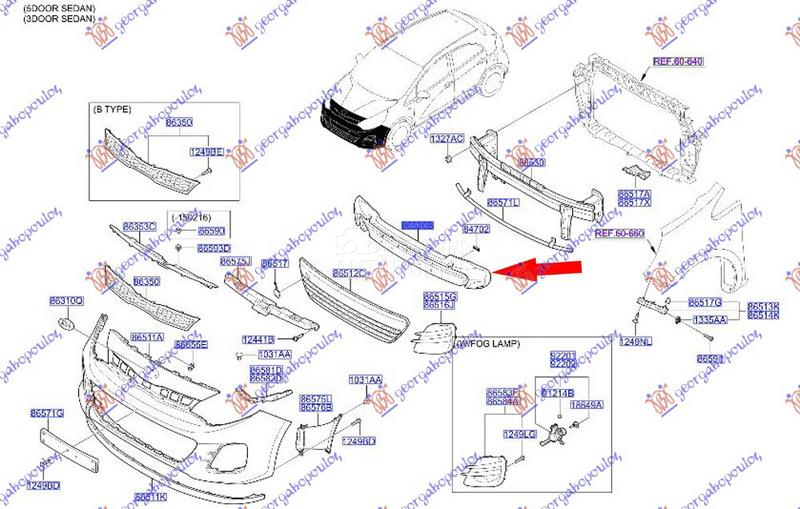 APSORBER PREDNJEG BRANIKA