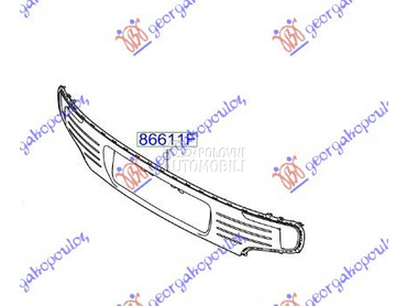SPOJLER ZADNJEG BRANIKA (O) za Kia Rio od 2014. do 2017. god.
