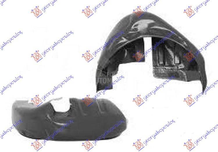 ZADNJE POTKRILO PLASTICNO Levo