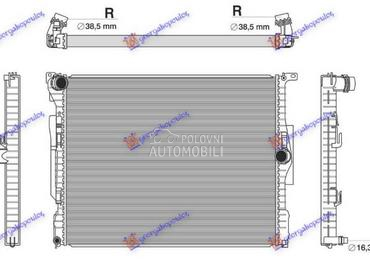 HLADNJAK MOTORA 2.0 BENZIN za BMW Serija 3 od 2014. do 2018. god.