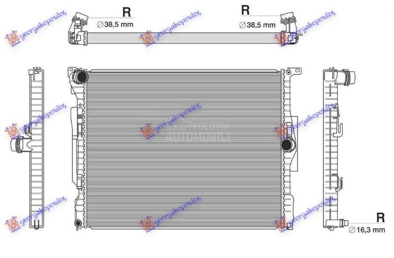 HLADNJAK MOTORA 2.0 BENZIN