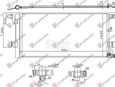 HLADNJAK KLIME 1.4 TFSI S4... za Audi A7 za 2018. god.