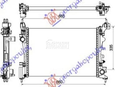 HLADNJAK MOTORA BENZIN... za Opel Corsa E od 2015. do 2019. god.
