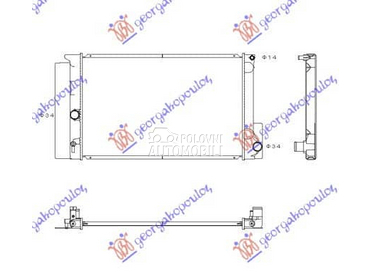 HLADNJAK MOTORA za Toyota Auris od 2015. do 2019. god.