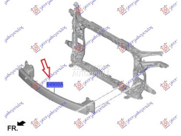 SINA PREDNJEG BRANIKA za Hyundai Tucson od 2020. do 2024. god.