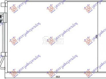 HLADNJAK KLIME ZA SVE... za Kia Rio od 2011. do 2014. god.