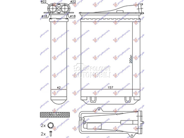 GREJAC KABINE za Citroen C3 od 2016. do 2024. god.