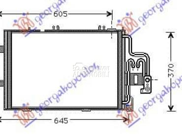 HLADNJAK KLIME... za Opel Corsa C od 2000. do 2006. god.