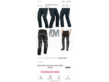 BOS moto pantalone