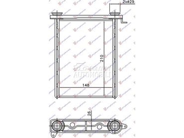 GREJAC KABINE za Renault Megane od 2008. do 2014. god.