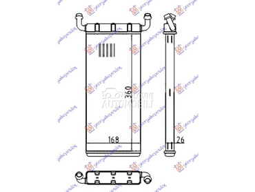 GREJAC KABINE za Mercedes Benz V Klasa od 2010. do 2015. god.