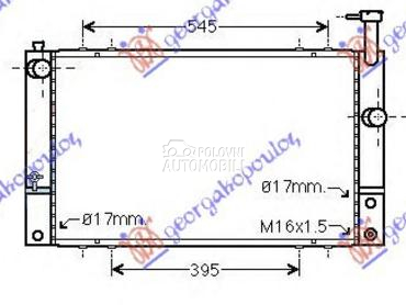 HLADNJAK MOTORA 1.5 HIBRID... za Toyota Prius od 2004. do 2009. god.