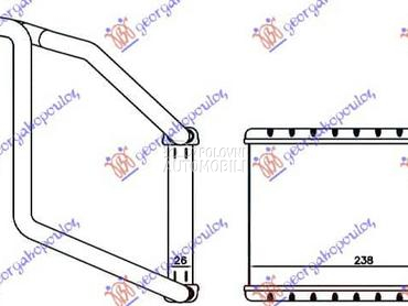 GREJAC KABINE 2.0/2.2 TDCI za Ford Transit Connect od 2013. do 2019. god.
