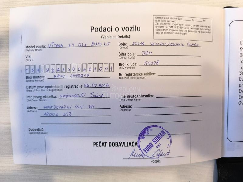 Suzuki Vitara 1.4 GL 2WD 6MT