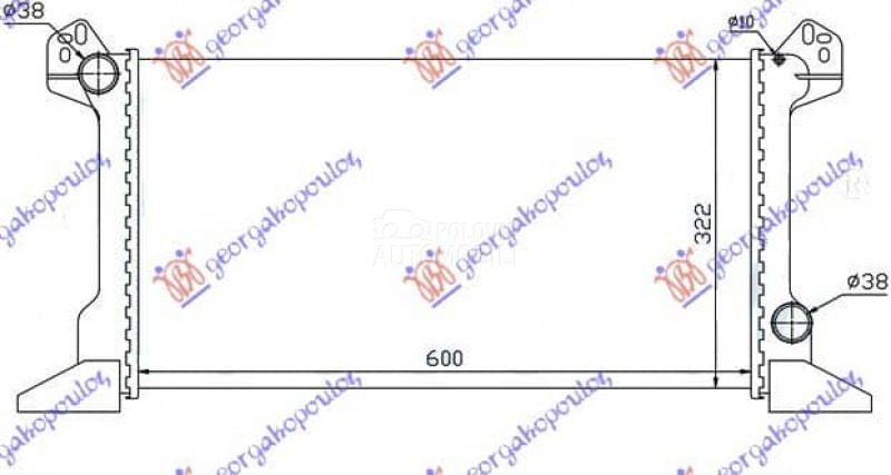 HLADNJAK MOTORA 2.0 BENZIN...
