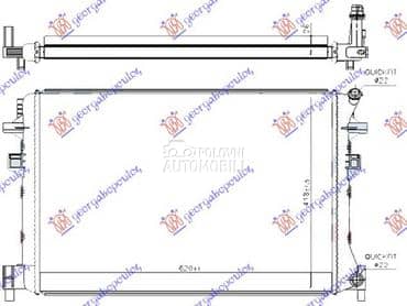 HLADNJAK MOTORA DODATNI... za Škoda Octavia za 2020. god.