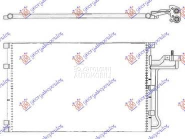 HLADNJAK KLIME 2.4i 20V... za Volvo C70 od 2006. do 2010. god.