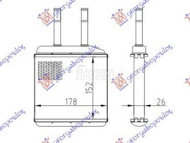 GREJAC KABINE za Daewoo Matiz od 1998. do 2000. god.