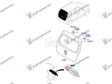 VEZNI LIM ZADNJI za Hyundai i10 od 2007. do 2010. god.