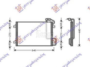 HLADNJAK KLIME za Renault Scenic od 1999. do 2003. god.