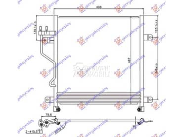 HLADNJAK KLIME za Jeep Cherokee od 2002. do 2008. god.